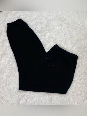 Save The Ocean Joggers Mens Size XL Black Recycled Sweat Pants Minimalist